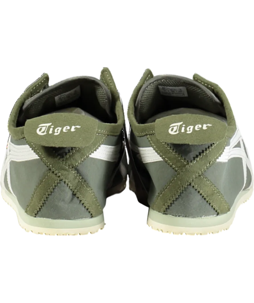 Onitsuka Tiger Green Mexico 66 Slip On Trainers UK 7 EU 41 