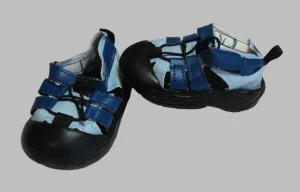 Outdoor Sports Sandals 18 & 15 inch Doll: Blue