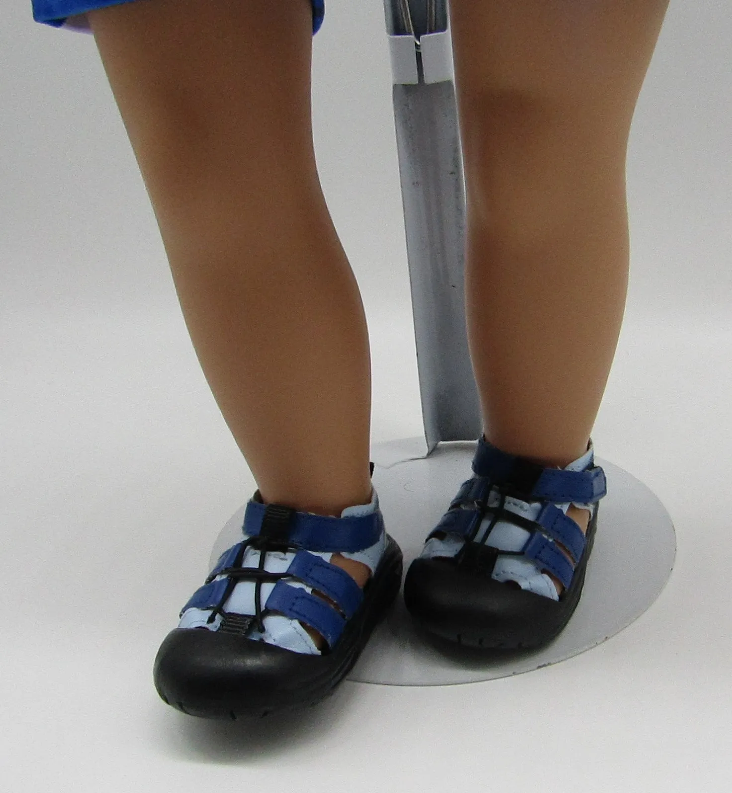 Outdoor Sports Sandals 18 & 15 inch Doll: Blue