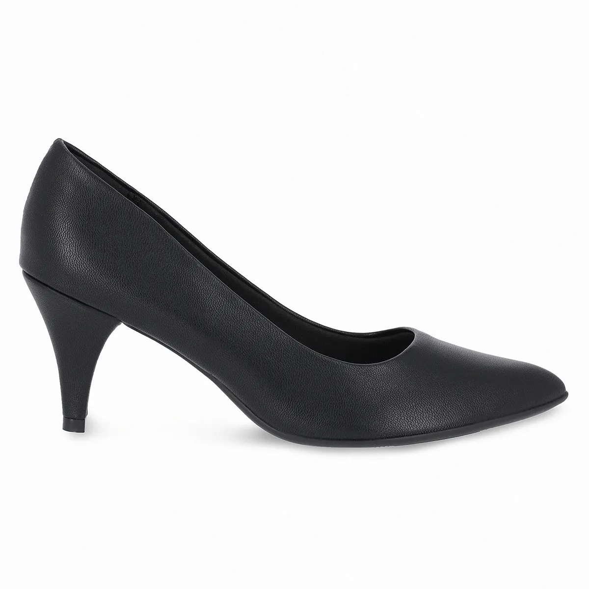 Piccadilly Women's Black High Heel Pump Shoe 745035