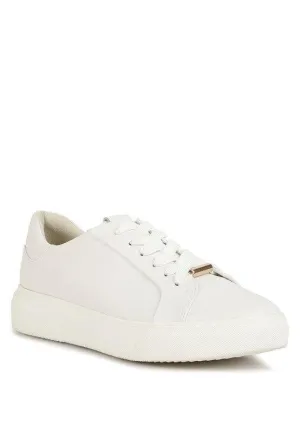 Rag Co Schick Lace Up Leather Sneakers