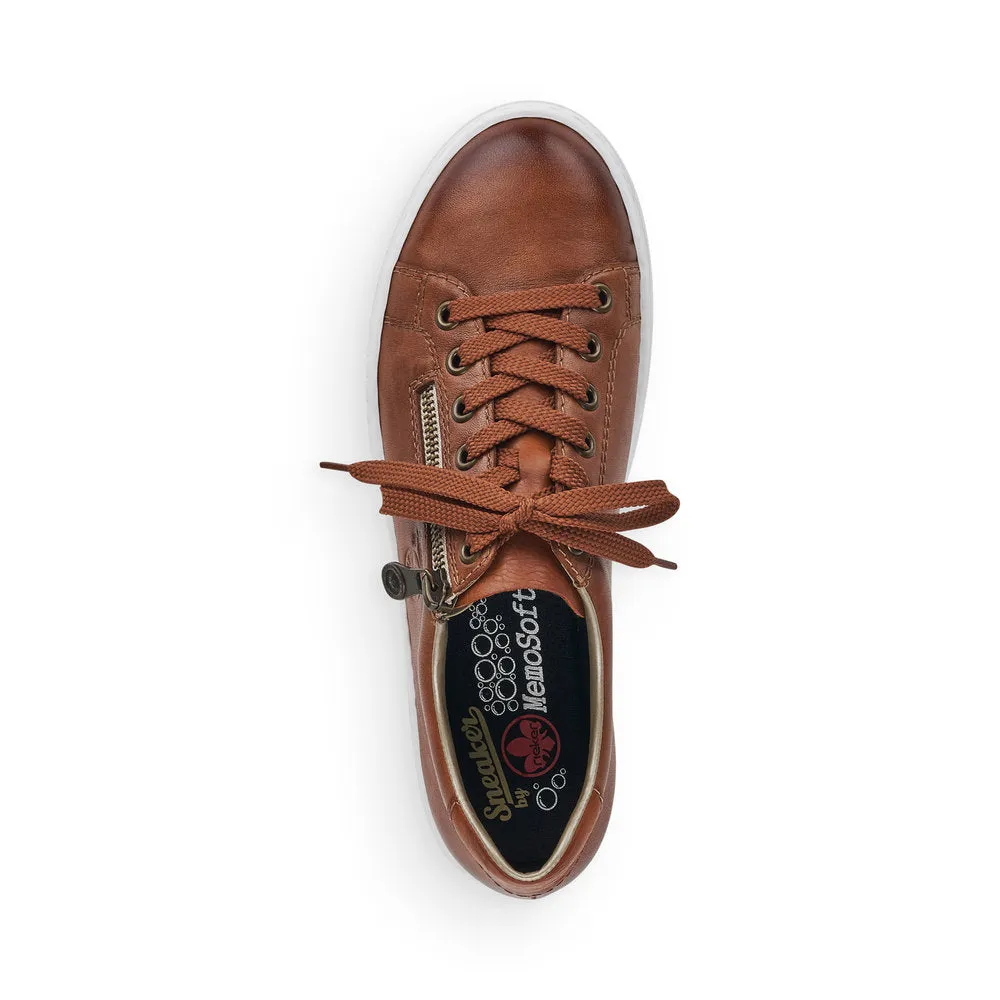 Rieker Ladies Zip Sided Flatform Sneaker