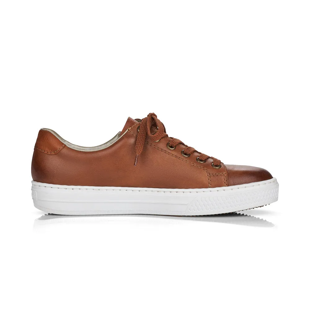 Rieker Ladies Zip Sided Flatform Sneaker