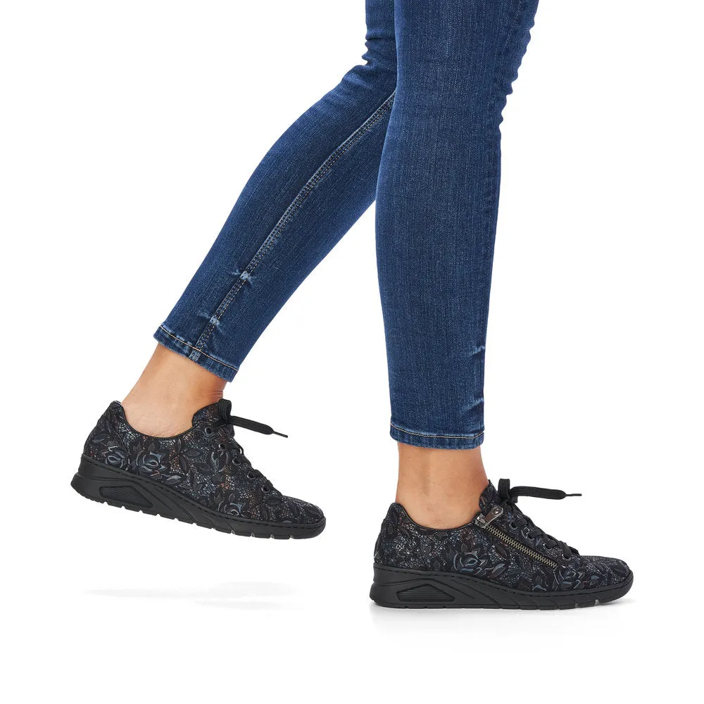 Rieker Ladies Zip Sided Sneaker