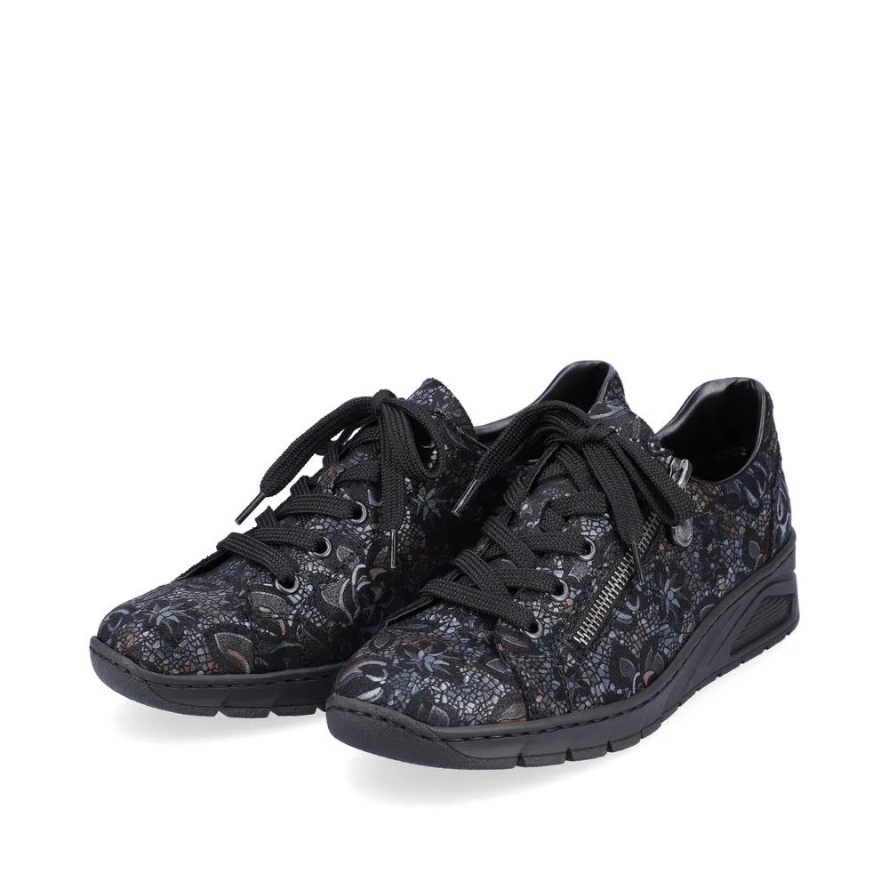 Rieker Ladies Zip Sided Sneaker