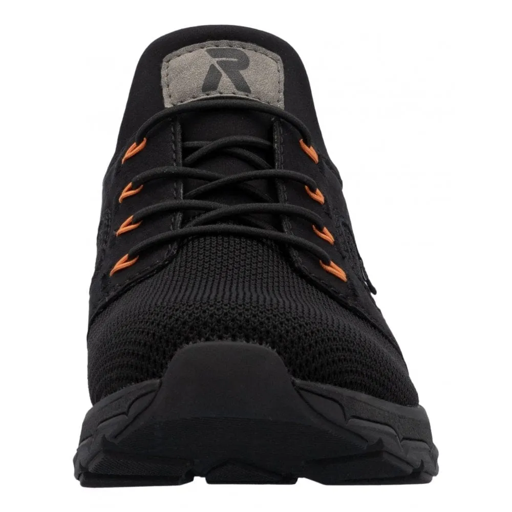 Rieker Womens Knittech Black Trainers -M9050-00