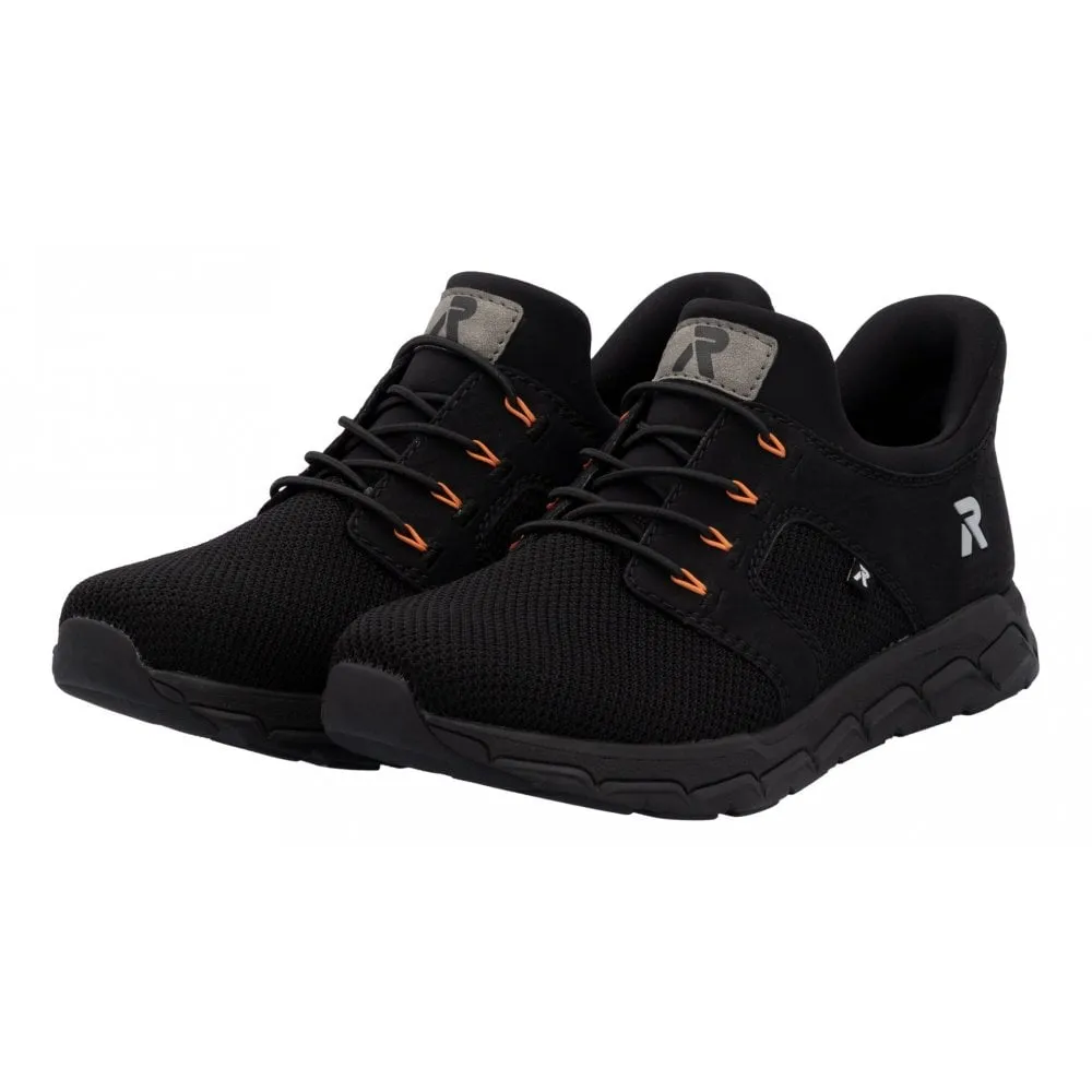 Rieker Womens Knittech Black Trainers -M9050-00