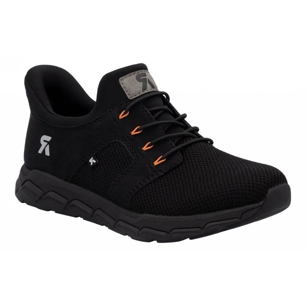 Rieker Womens Knittech Black Trainers -M9050-00