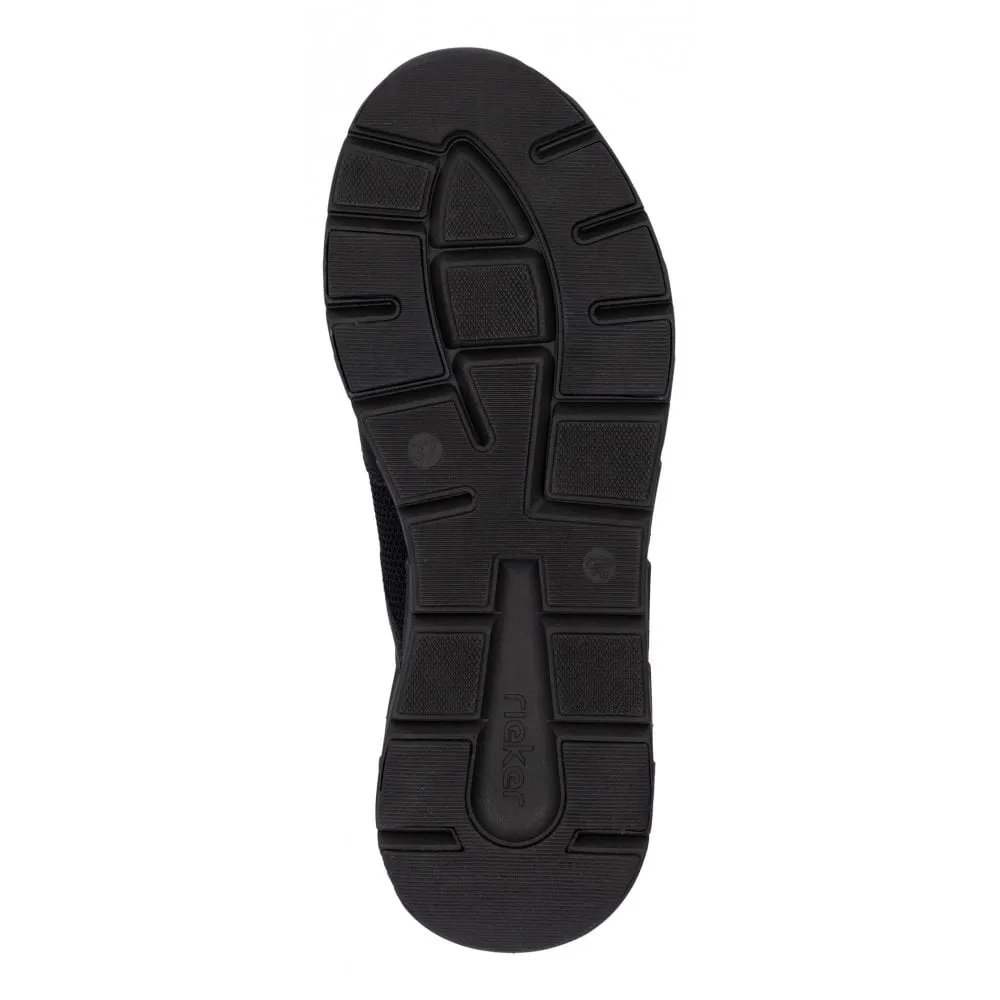 Rieker Womens Knittech Black Trainers -M9050-00