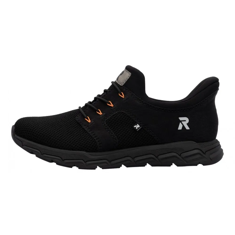 Rieker Womens Knittech Black Trainers -M9050-00