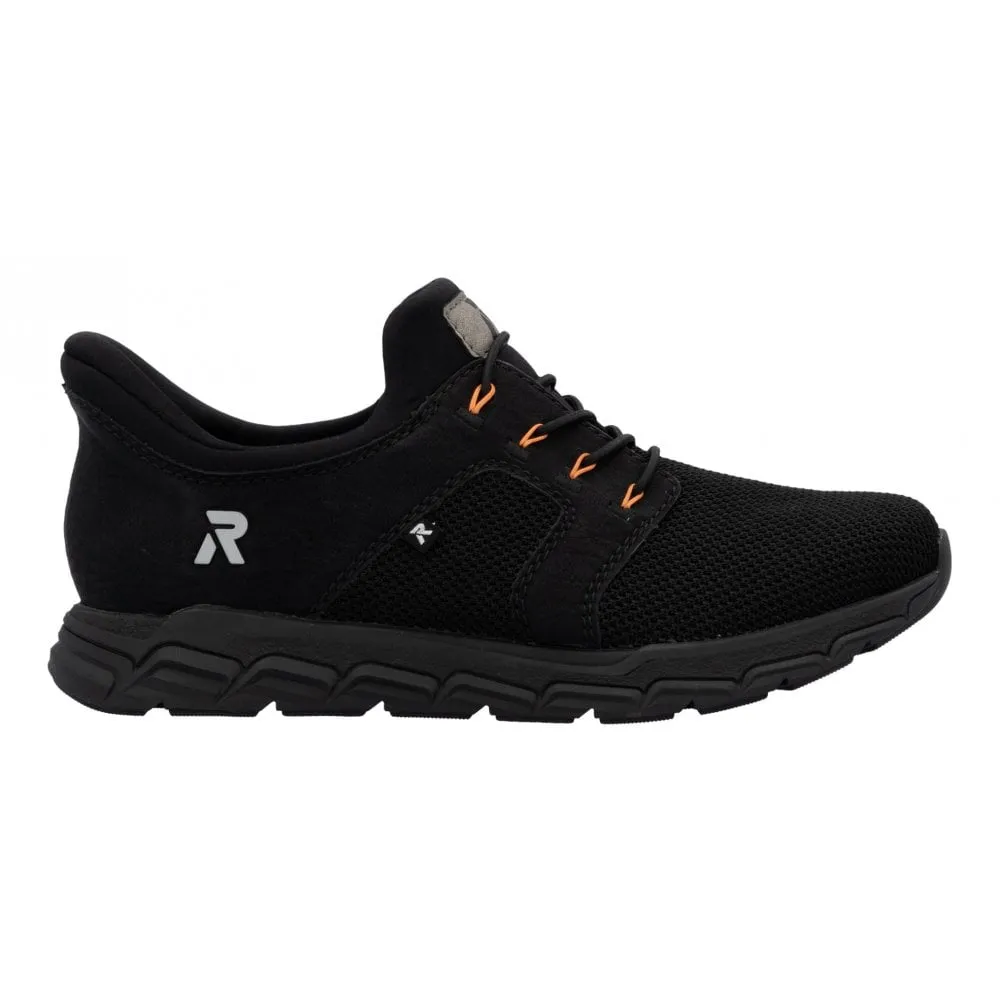 Rieker Womens Knittech Black Trainers -M9050-00