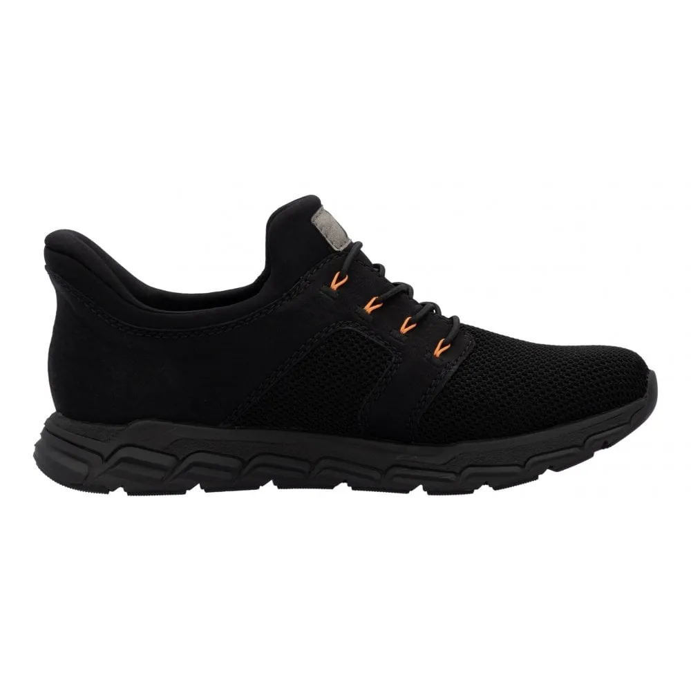 Rieker Womens Knittech Black Trainers -M9050-00