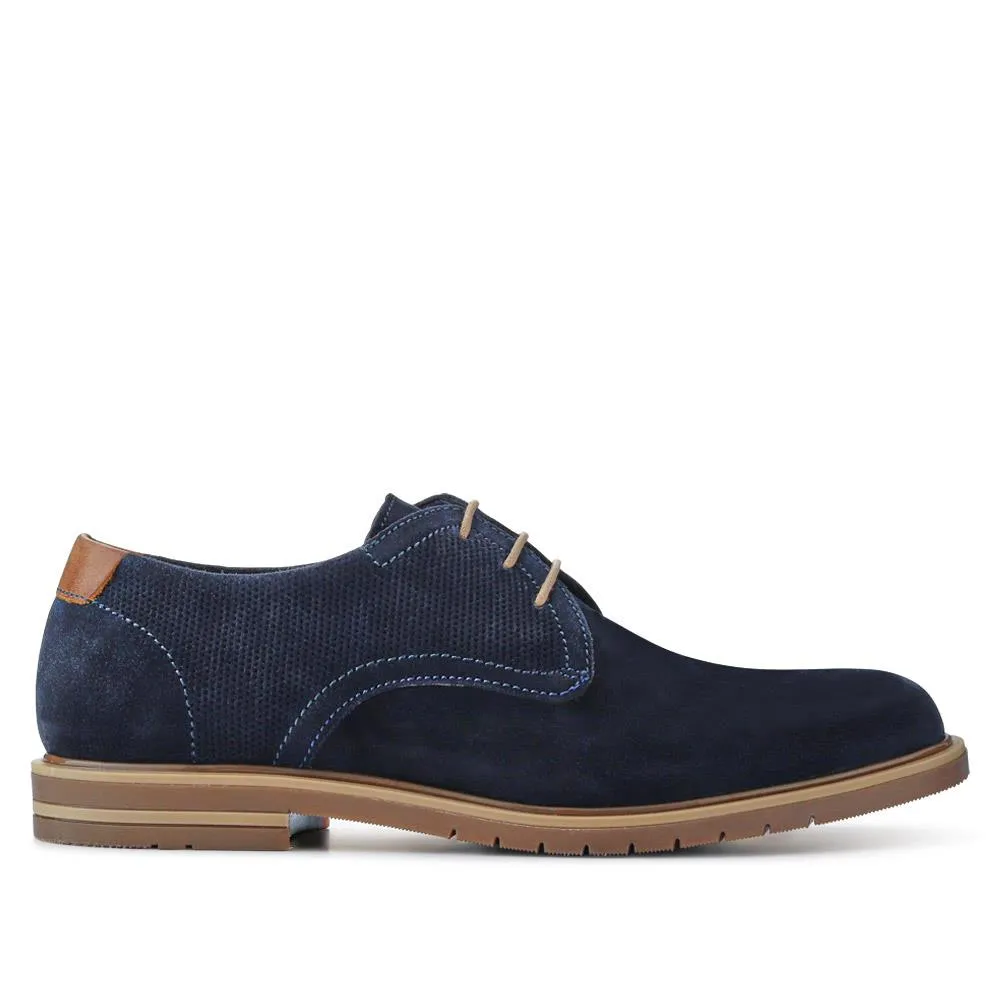 Suede Leather Lace-Up Shoes - ITAR41002 / 327 176