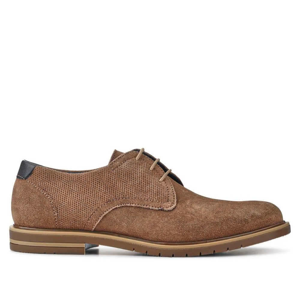 Suede Leather Lace-Up Shoes - ITAR41002 / 327 176