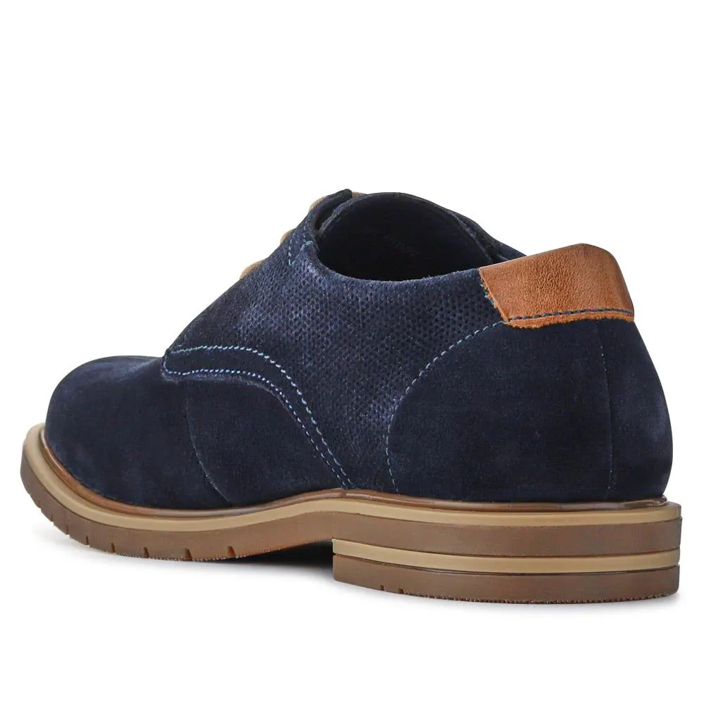 Suede Leather Lace-Up Shoes - ITAR41002 / 327 176