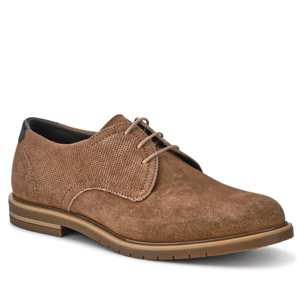 Suede Leather Lace-Up Shoes - ITAR41002 / 327 176