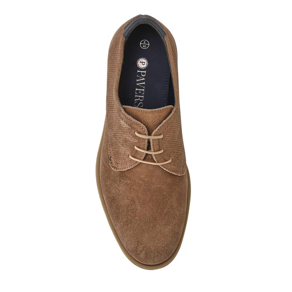 Suede Leather Lace-Up Shoes - ITAR41002 / 327 176