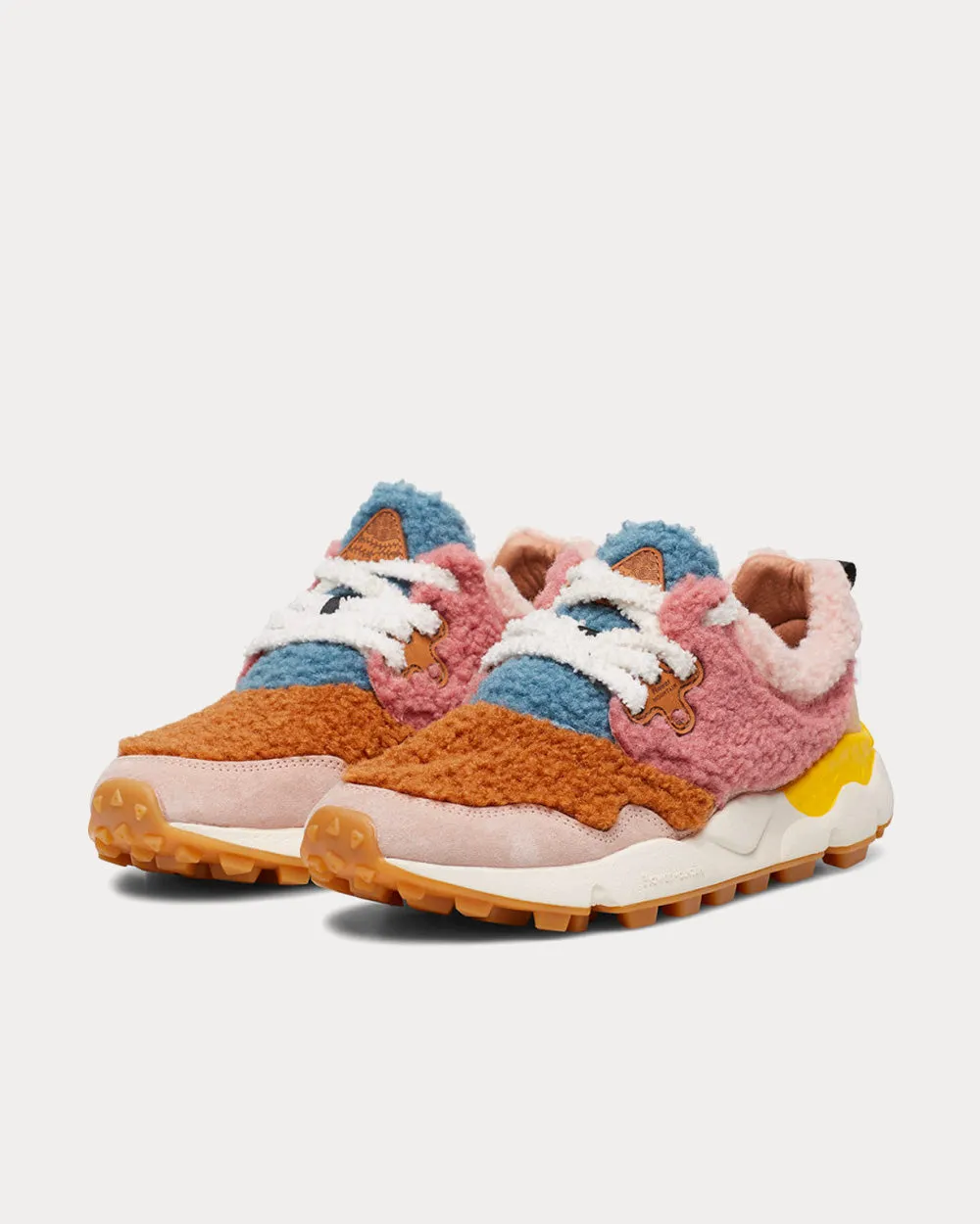 Teddy Pink Low Top Sneakers