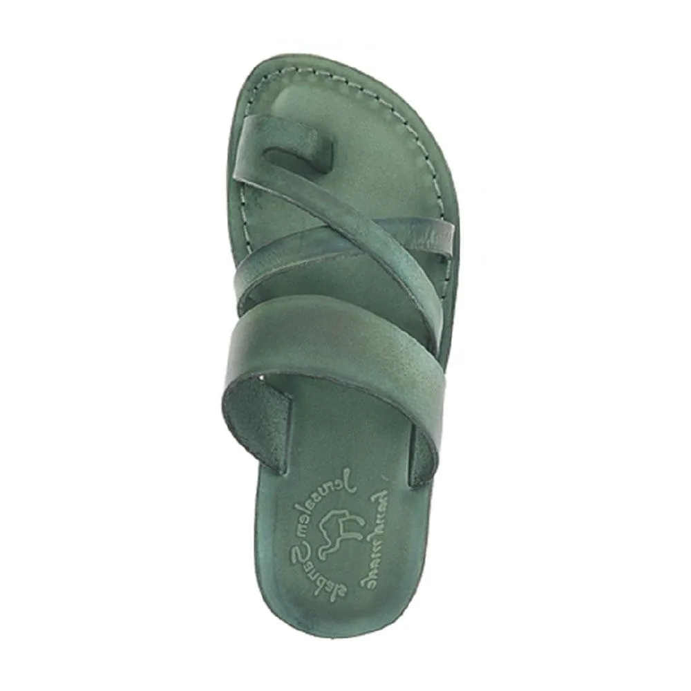 The Good Shepherd - Leather Toe Loop Sandal | Green