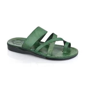 The Good Shepherd - Leather Toe Loop Sandal | Green