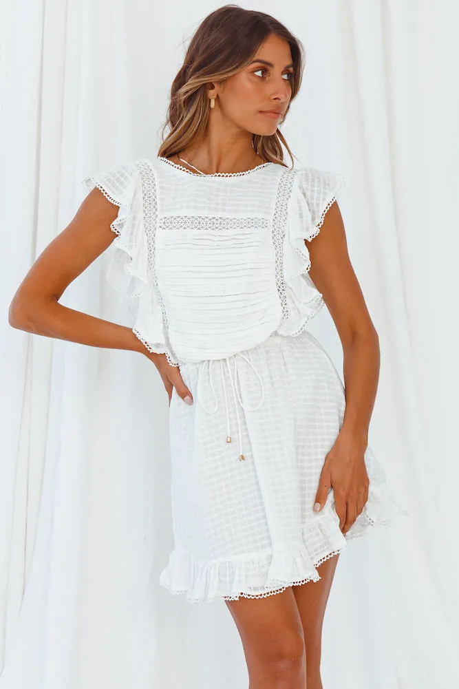 Touch The Cloudless Sky Dress White