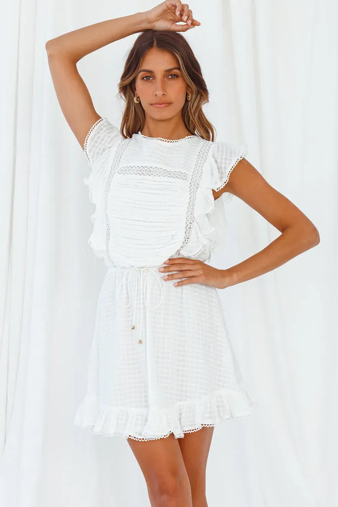 Touch The Cloudless Sky Dress White