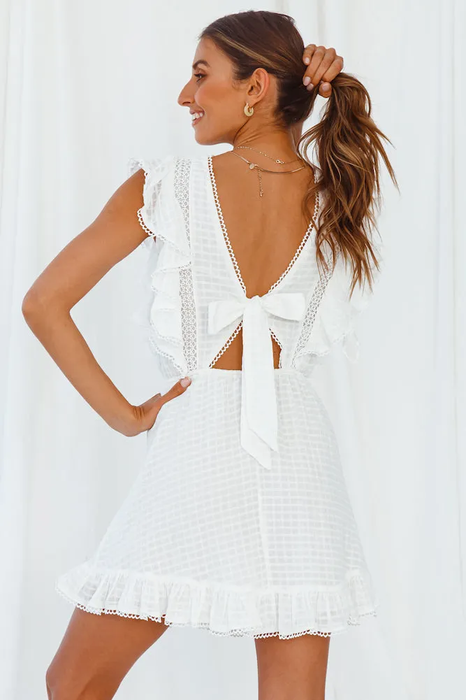 Touch The Cloudless Sky Dress White