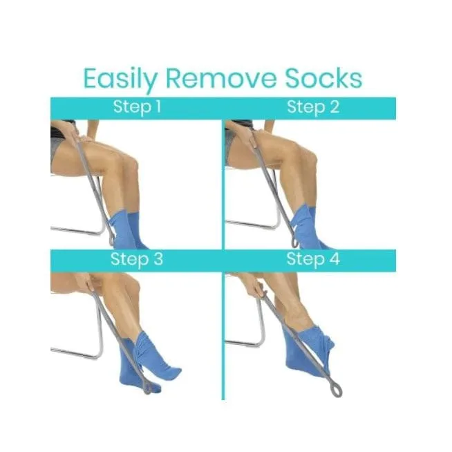 Vive Health 23" Shoe Horn with Sock Remover