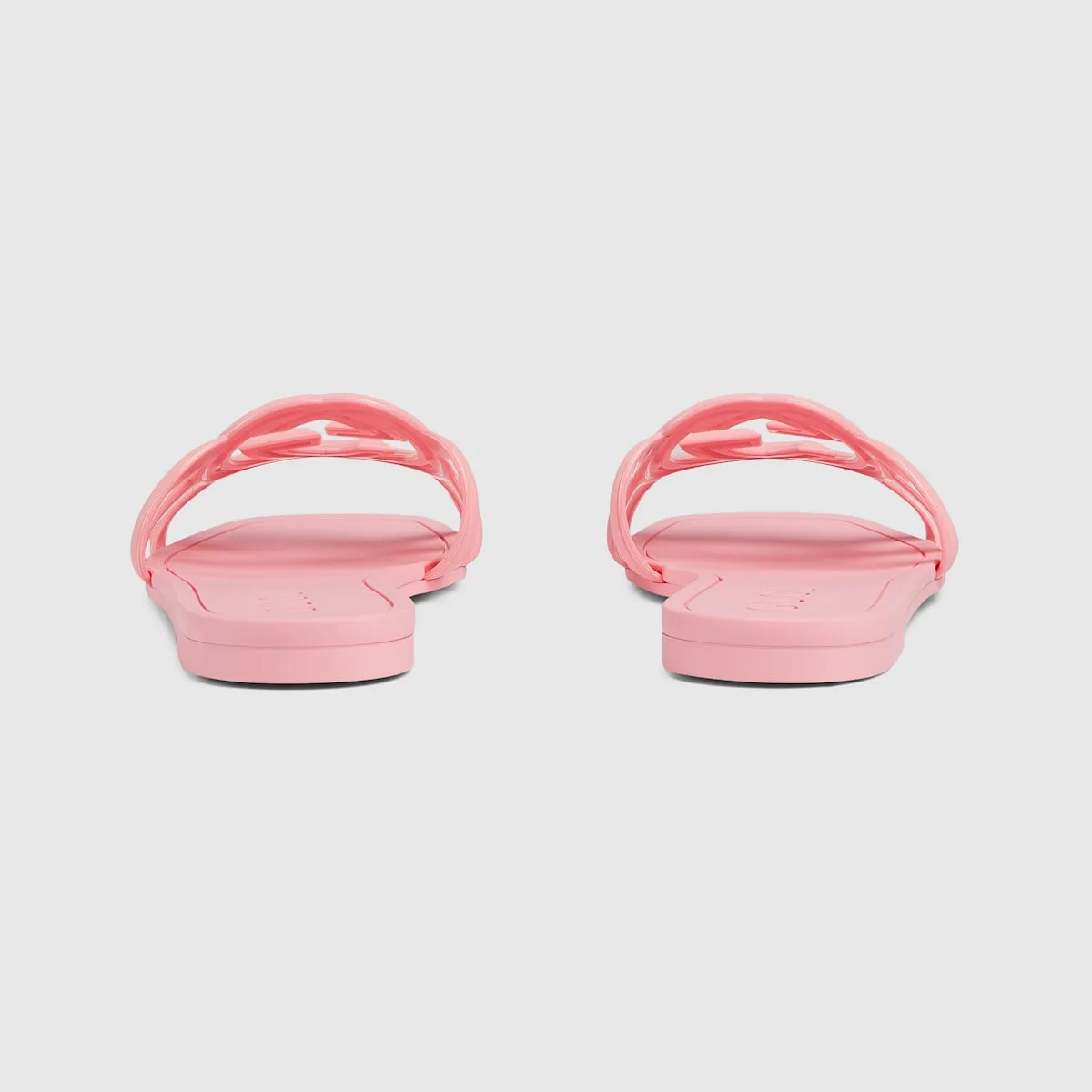 Women's Interlocking rubber G sandal